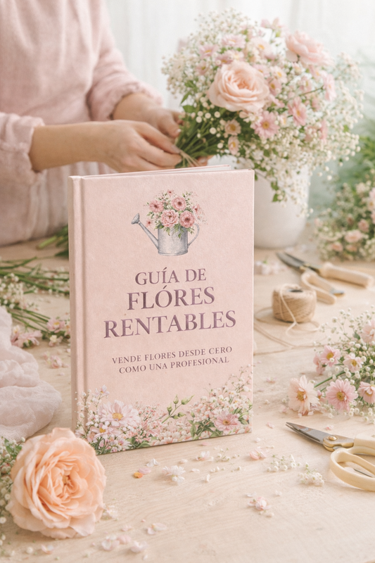 Guía Ramos Rentables + bonos | Tu negocio floral en 30 días