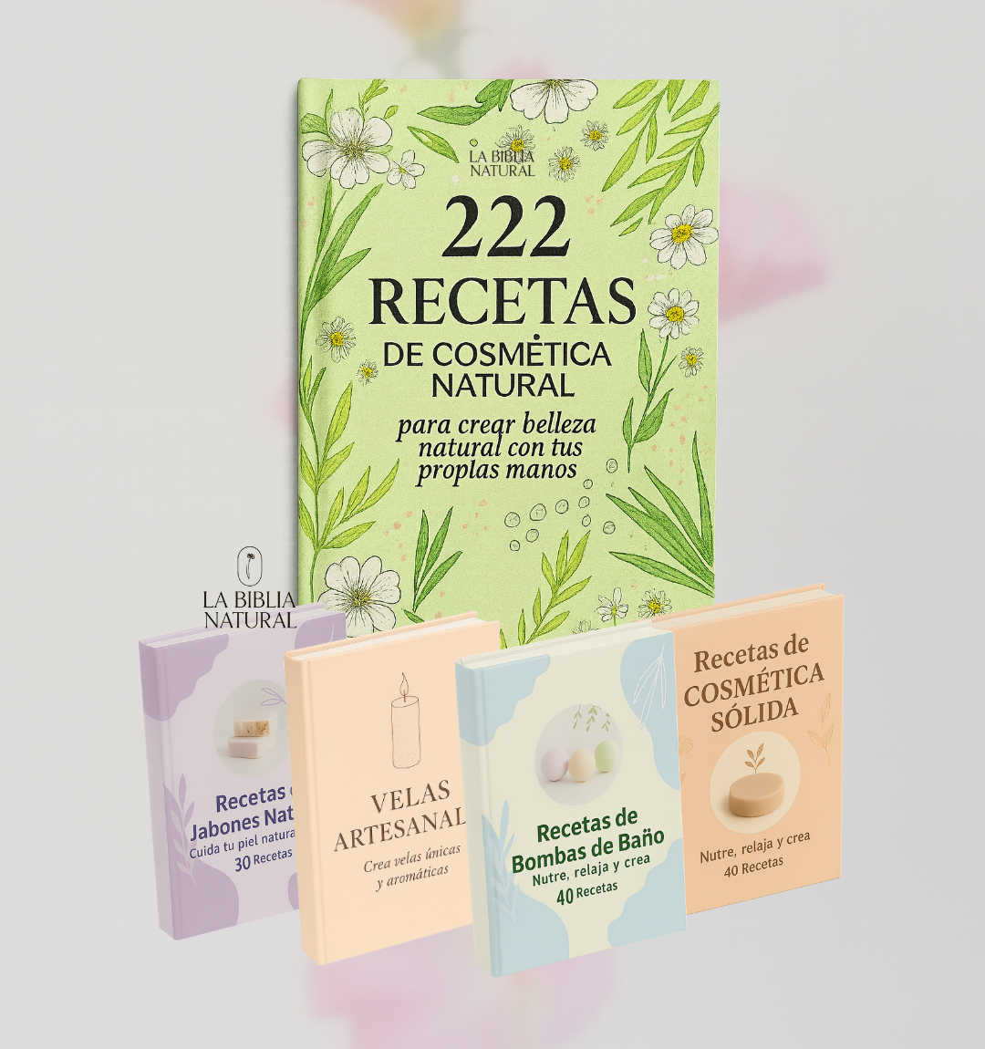 222 RECETAS EXCLUSIVAS: Ebook Cosmetica Natural