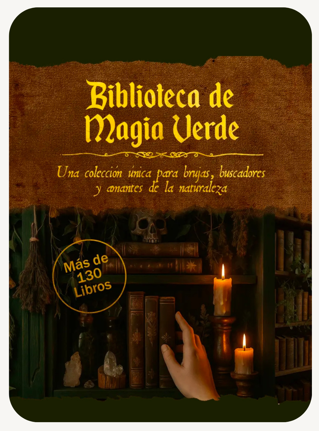 Biblioteca de magia verde: Más de 130 Libros Exclusivos